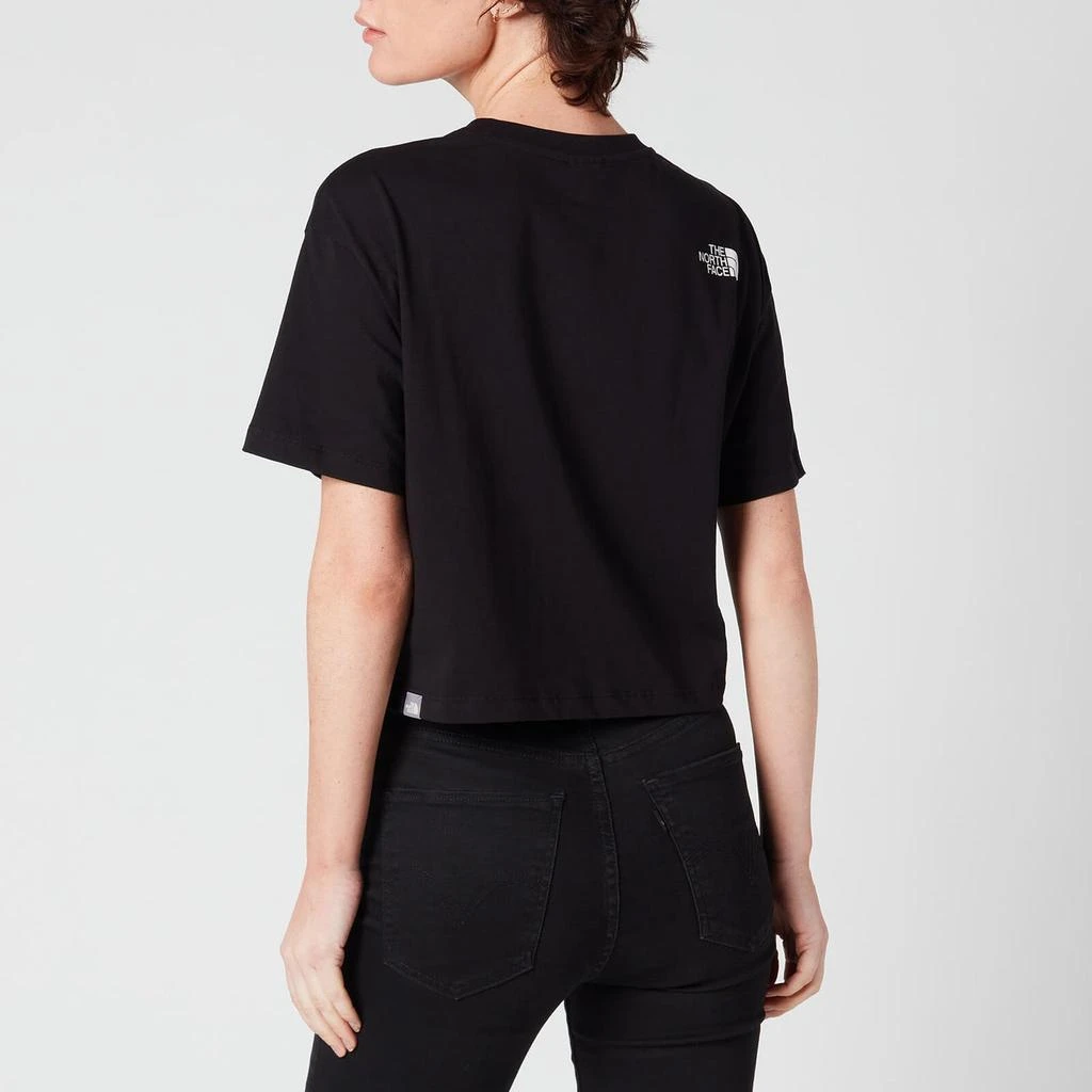 商品The North Face|The North Face Women's Cropped Simple Dome Short Sleeve T-Shirt - TNF Black,价格¥110,第2张图片详细描述