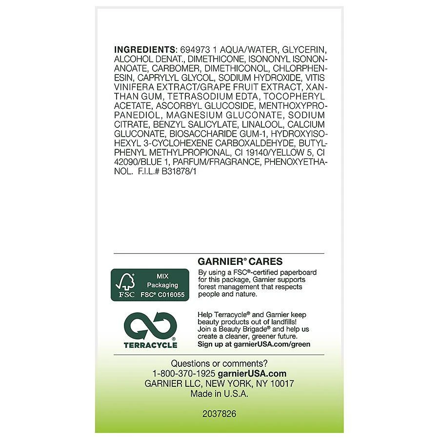 商品Garnier SkinActive|Moisture Rescue Face Moisturizer, Normal/Combo,价格¥65,第4张图片详细描述