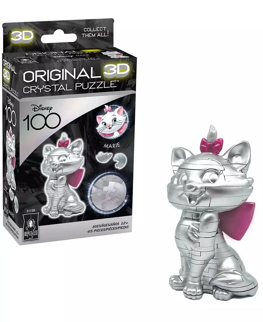 商品BePuzzled|3D Crystal Puzzle - Disney 100 Platinum Edition - Marie, 45 Pieces,价格¥127,第5张图片详细描述