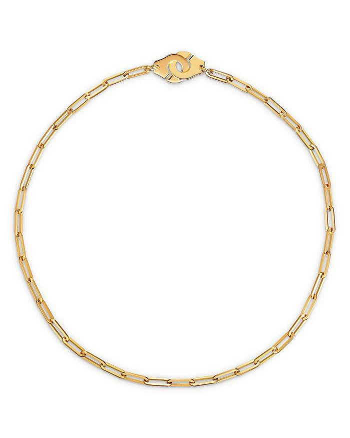 商品Dinh Van|18K Yellow Gold Menottes Chain Necklace, 17.3",价格¥45620,第1张图片详细描述