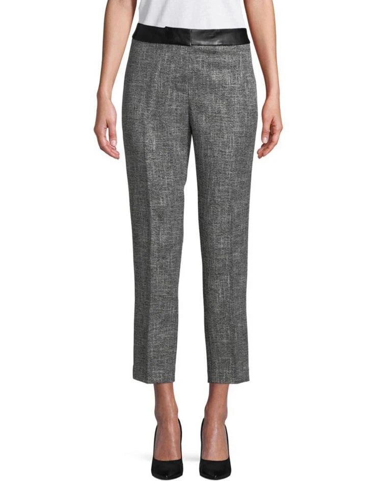 商品Karl Lagerfeld Paris|Heathered Tweed Trousers,价格¥225,第1张图片