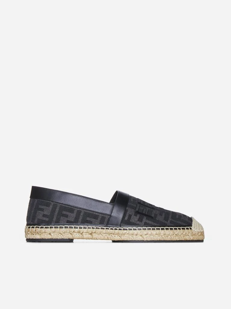 商品Fendi|FF jacquard canvas espadrilles,价格¥4670,第1张图片