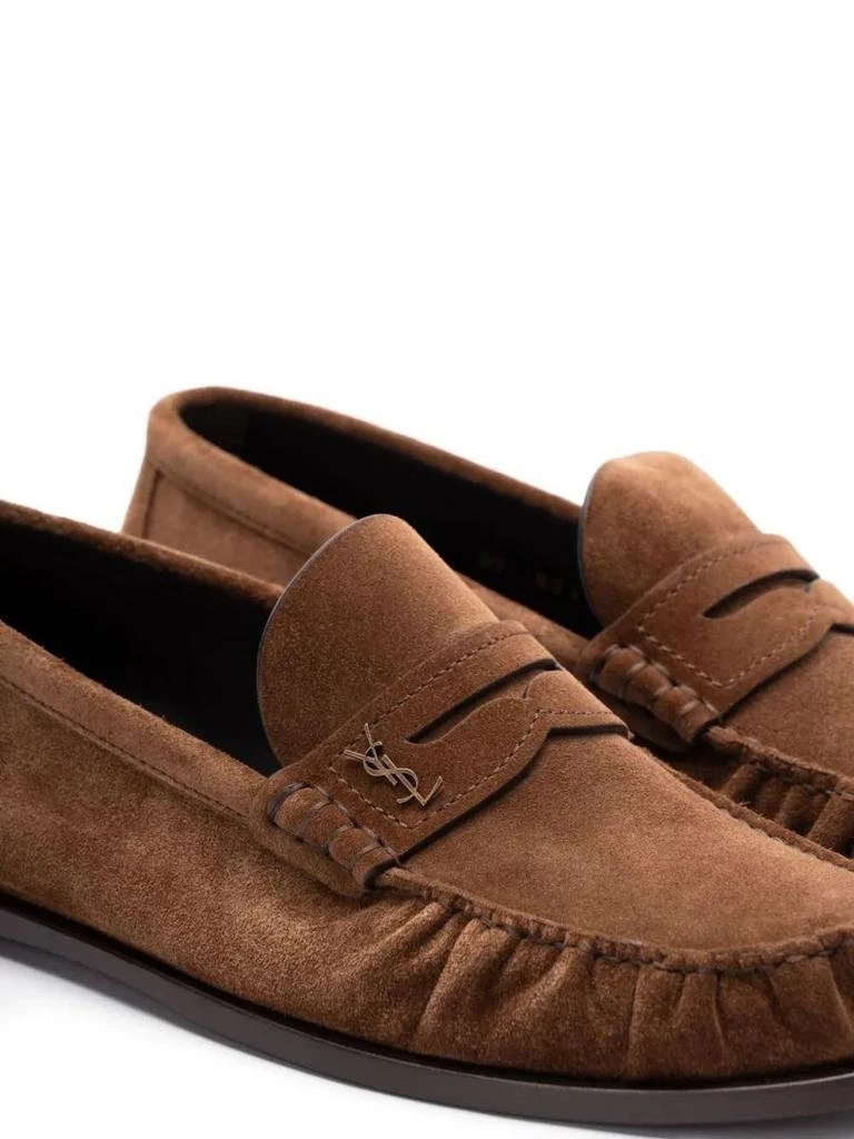 商品Yves Saint Laurent|Saint Laurent Ryan Suede Loafers Shoes,价格¥6377,第4张图片详细描述