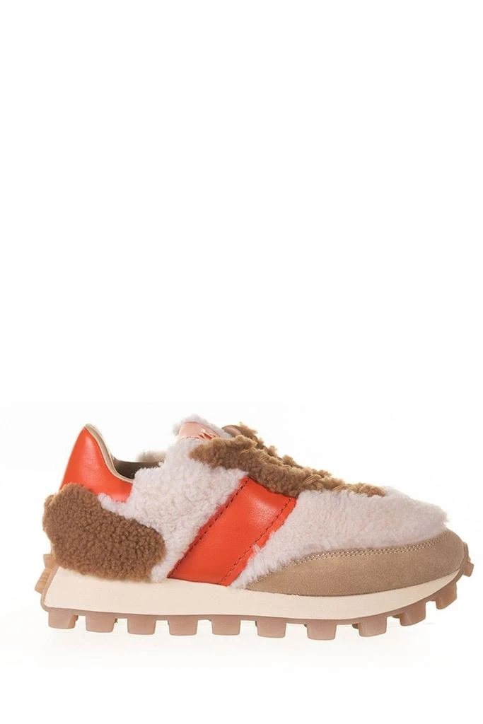 商品Tod's|Tod's Panelled Fur Detailed Lace-Up Sneakers,价格¥4537,第1张图片