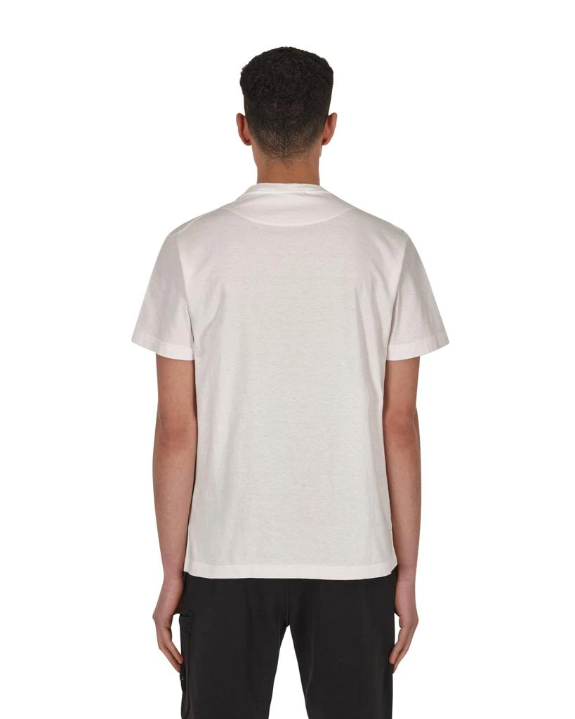 商品Stone Island|Garment Dyed 'FISSATO' Treatment Logo T-Shirt White,价格¥477,第3张图片详细描述