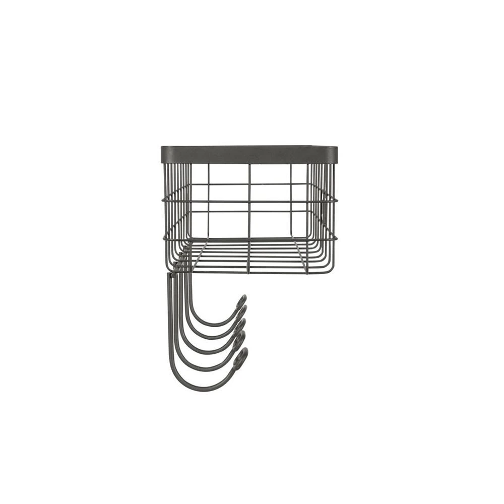 商品Spectrum|Vintage-like Living Wire Wall Mount Basket Hook Station,价格¥230,第5张图片详细描述