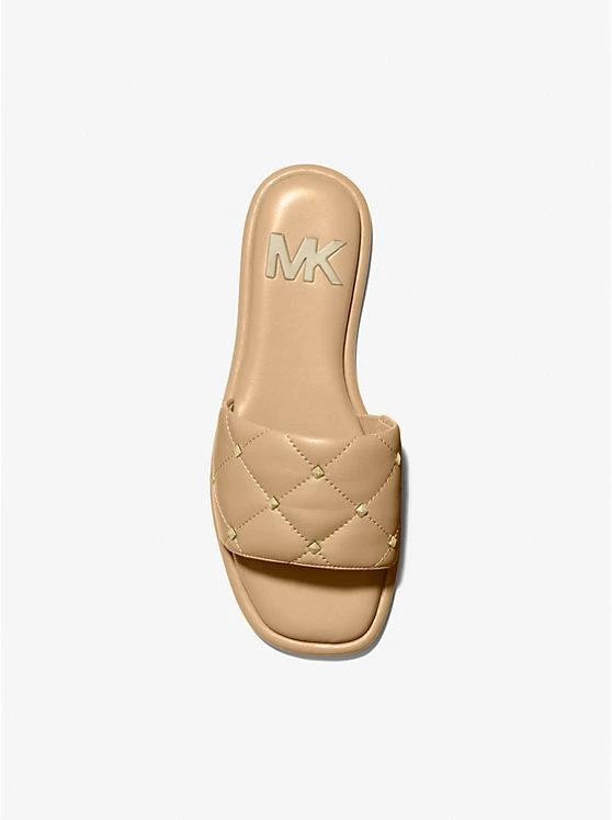 商品Michael Kors|Hayworth Studded Slide Sandal,价格¥518,第3张图片详细描述