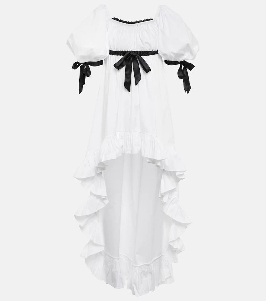 商品CAROLINE CONSTAS|Analiese off-shoulder poplin dress,价格¥3457,第1张图片