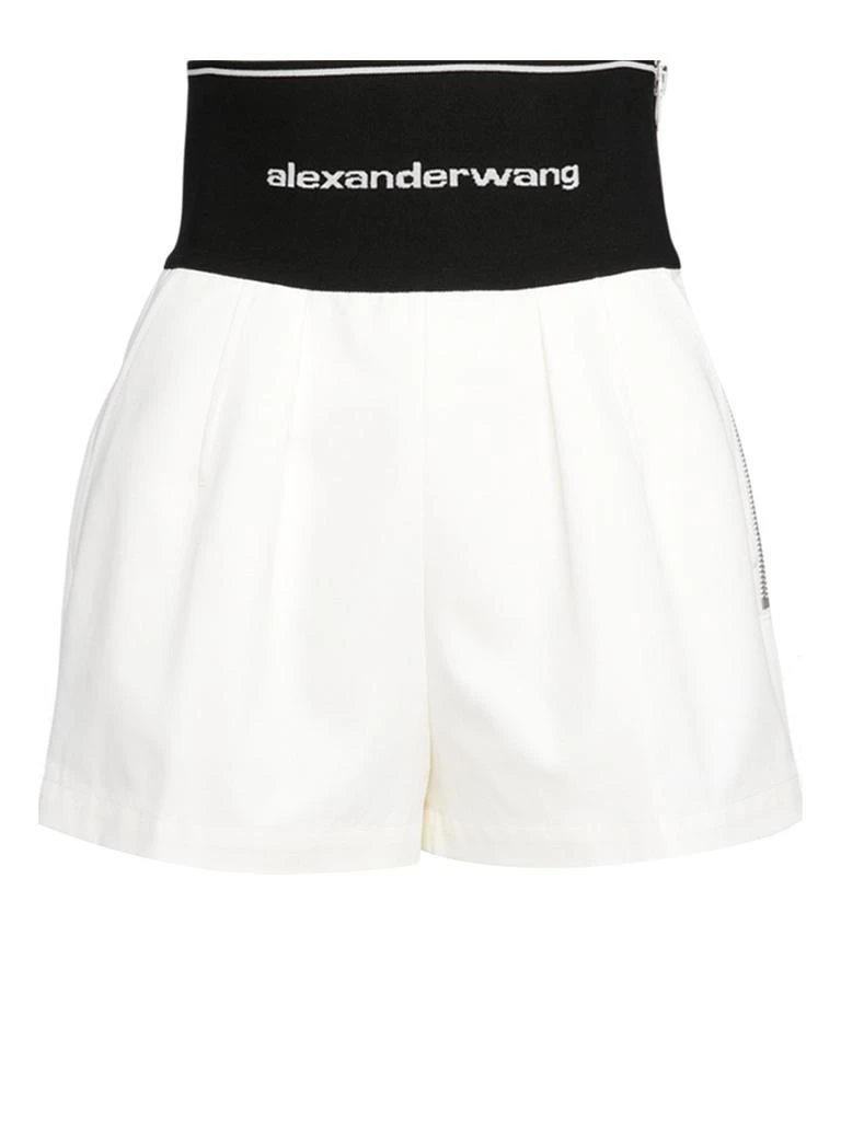 商品Alexander Wang|Alexander Wang Logo Waistband Shorts,价格¥1958,第1张图片