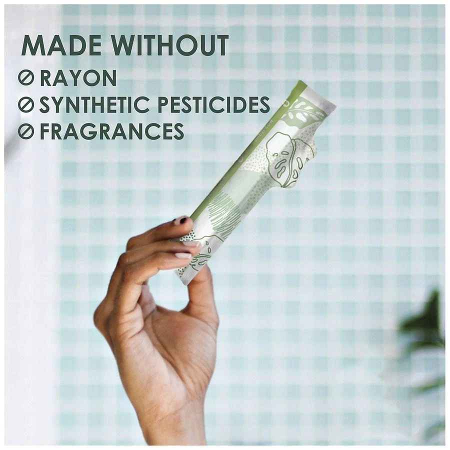 商品L.|Organic Cotton Core Tampons No Scent, Regular/Super Absorbency,价格¥125,第4张图片详细描述