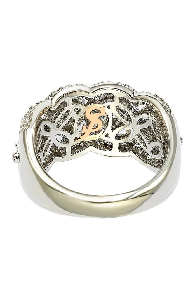 商品Suzy Levian|Round-Cut & Marquise-Cut Cubic Zirconia Flower Ring,价格¥895,第2张图片详细描述