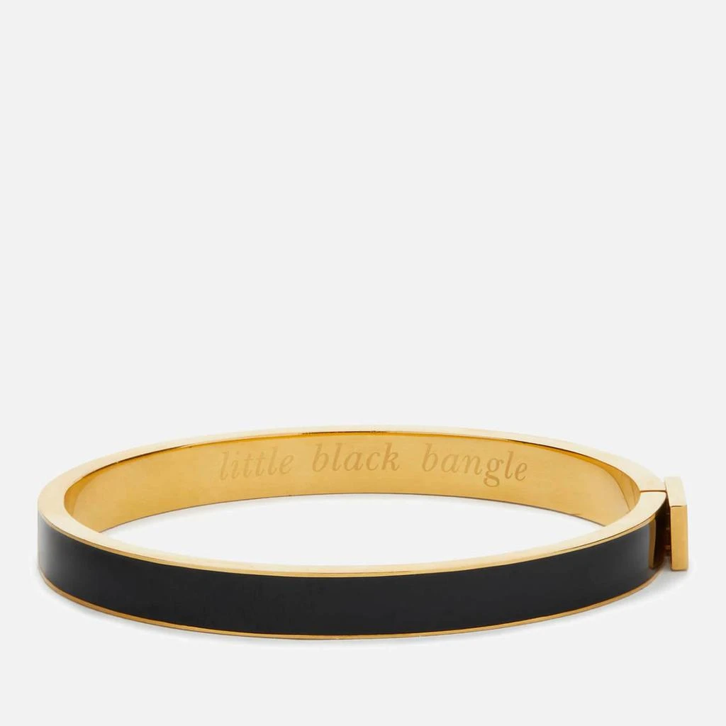商品Kate Spade|Kate Spade New York Idiom 'Little Black Bangle' Gold-Plated Bangles,价格¥589,第1张图片