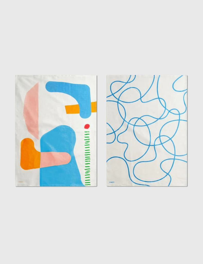 商品[二手商品] POKETO|Linen Tea Towel Set of 2,价格¥318,第1张图片