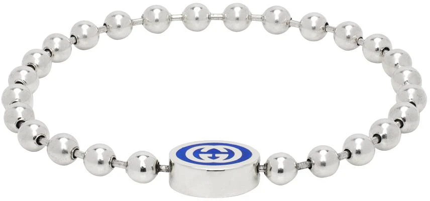 商品Gucci|Silver Ball Chain Bracelet,价格¥3305,第1张图片