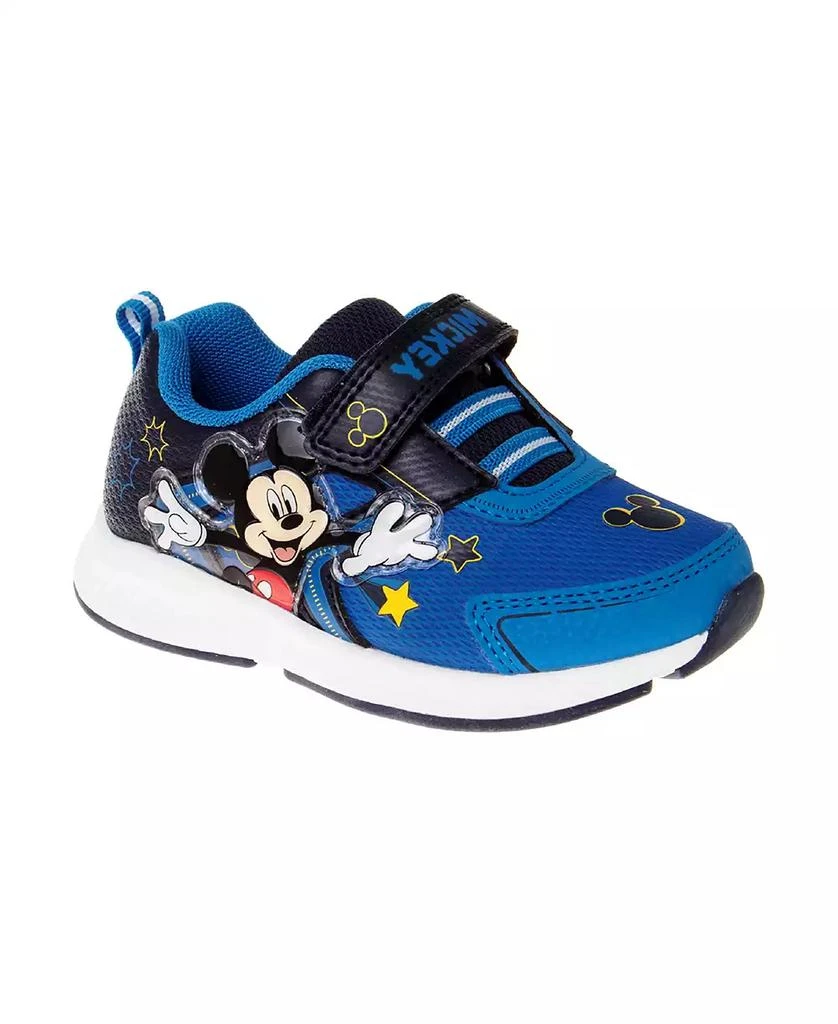 商品Disney|Little Boys Mickey Mouse Light Up Hook and Loop Strap Sneakers,价格¥265,第1张图片