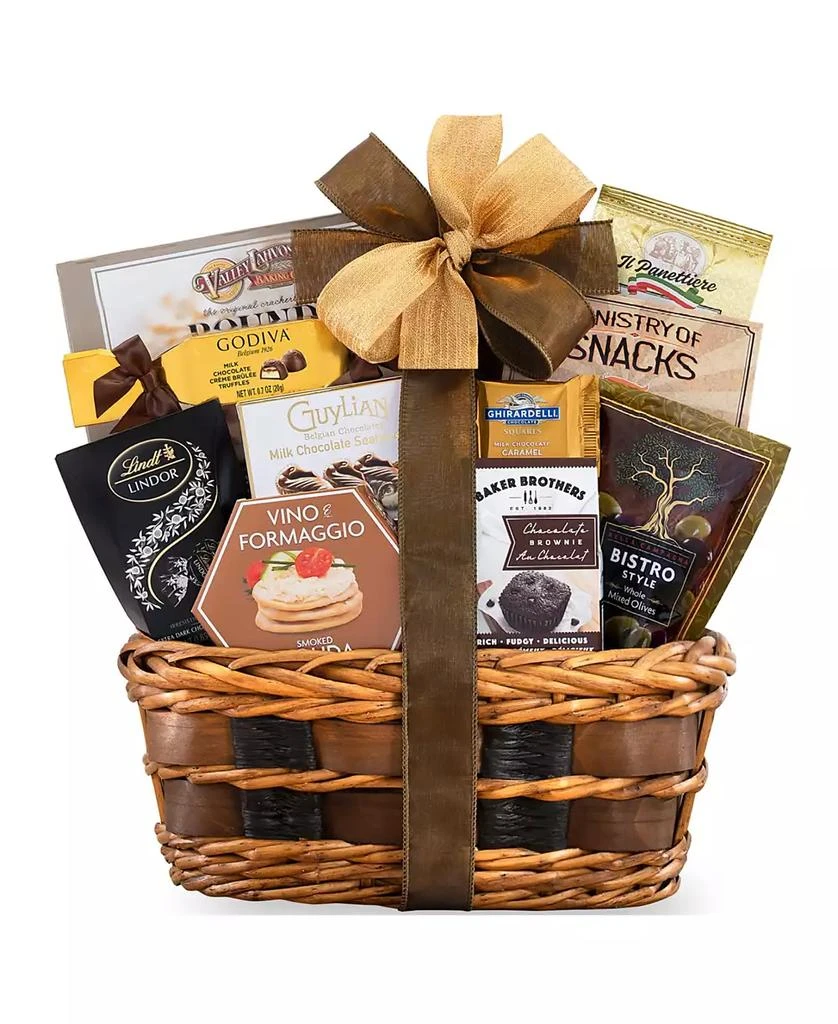 商品Wine Country Gift Baskets|Gourmet Choice Gift Basket, 14 Pieces,价格¥369,第1张图片