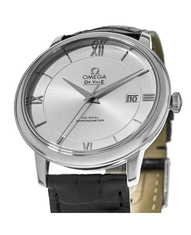 商品Omega|Omega De Ville Prestige Co-Axial 39.5mm Silver Dial Leather Strap Men's Watch 424.13.40.20.02.001,价格¥19776,第2张图片详细描述