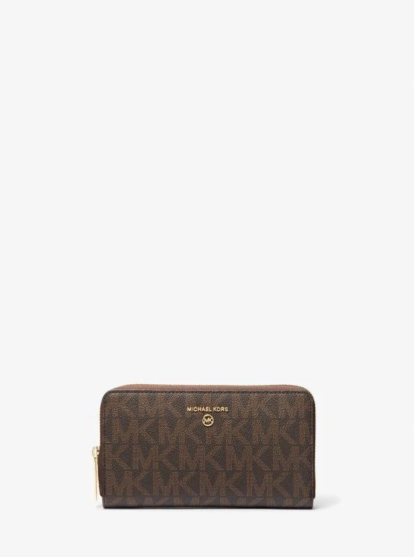 商品Michael Kors|Jet Set Charm Medium Signature Logo Wallet,价格¥517,第1张图片