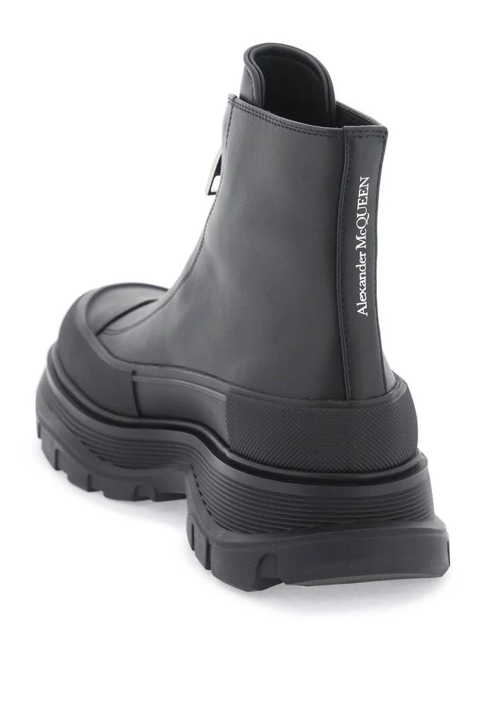 商品Alexander McQueen|Zip Tread Slick ankle boots,价格¥4421,第2张图片详细描述
