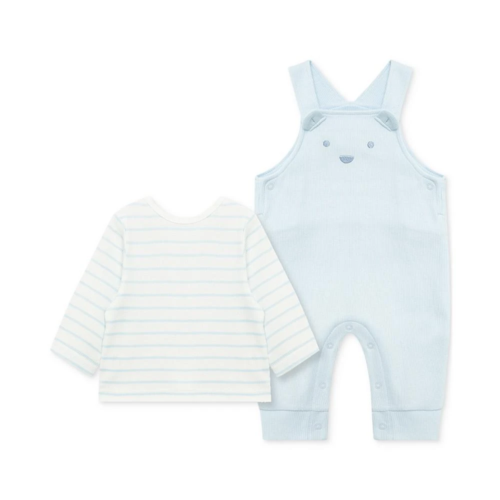 商品Little Me|Baby Boys Wonder Cotton Top and Overall, 2 Piece Set,价格¥203,第2张图片详细描述