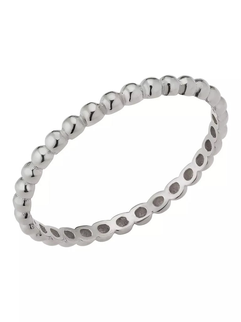 商品Oradina|14K White Gold Have a Ball Stack Ring,价格¥1177,第1张图片