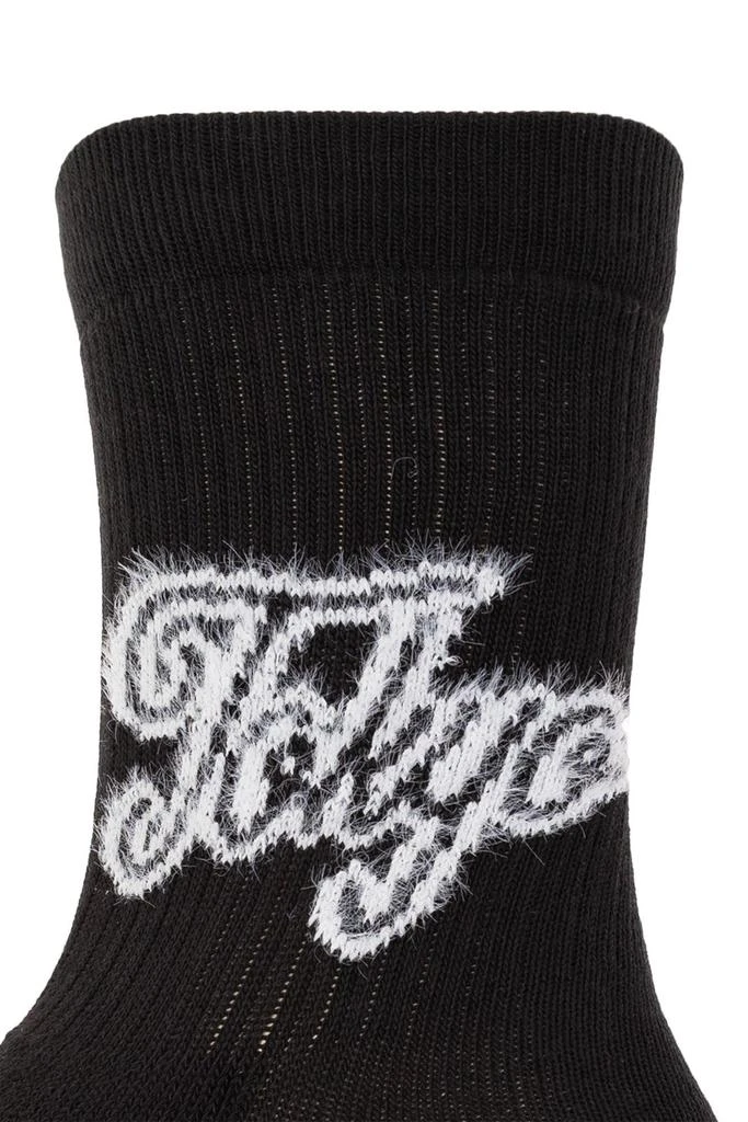 商品Y-3|Y-3 Logo Embroidered Socks,价格¥91,第2张图片详细描述