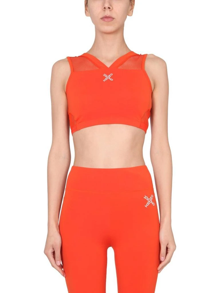 商品Kenzo|Kenzo Logo Print Sport Bra,价格¥646,第3张图片详细描述