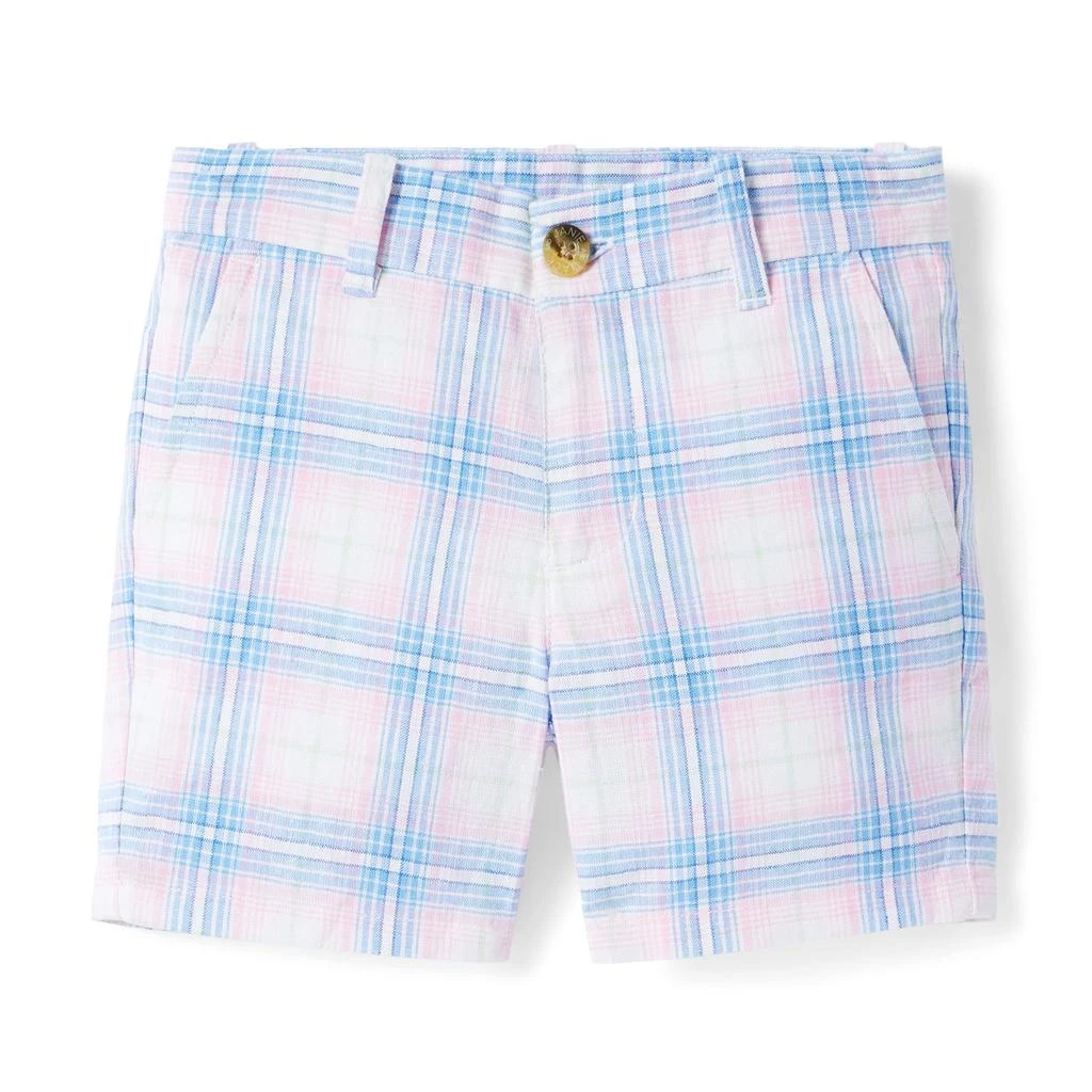 商品Janie and Jack|Plaid Flat Front Shorts (Toddler/Little Kids/Big Kids),价格¥163,第1张图片