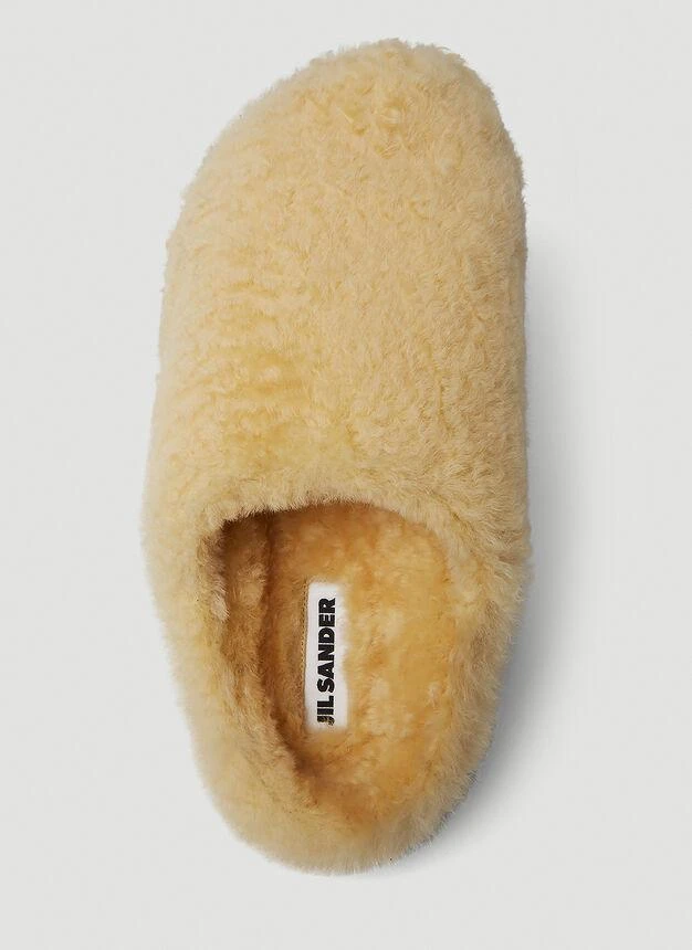 Shearling Slippers in Cream 商品