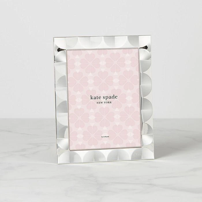 商品Kate Spade|South Street Silver Scallop Frame, 8" x 10",价格¥676,第3张图片详细描述