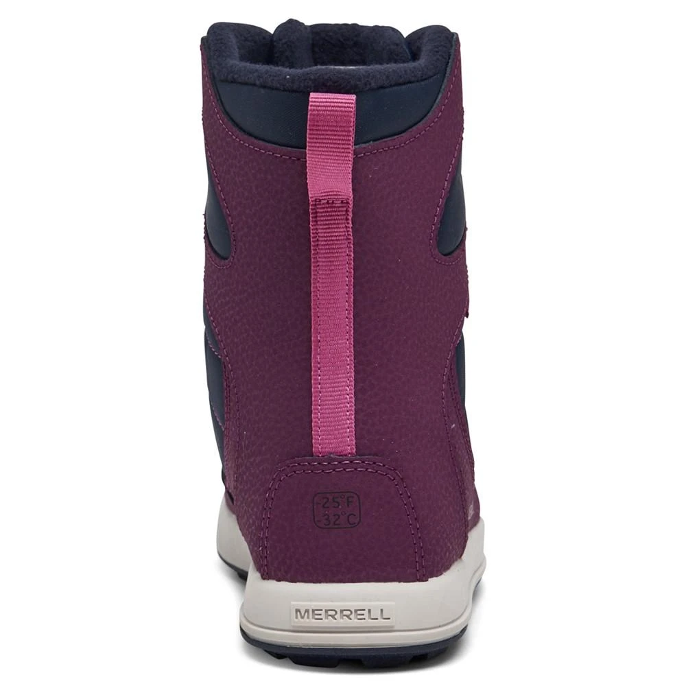 商品Merrell|Little Girls Snow Bank 4.0 Water-Resistant Boots from Finish Line,价格¥259,第3张图片详细描述
