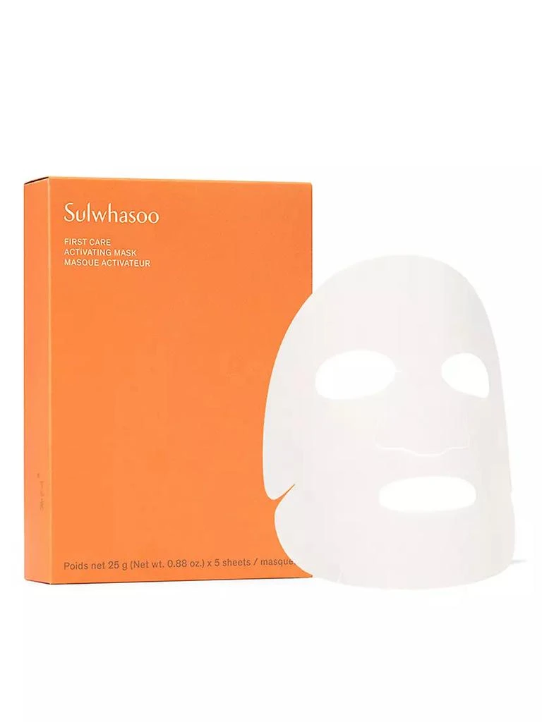 商品Sulwhasoo|First Care Activating Sheet Mask 5-Pack,价格¥442,第1张图片