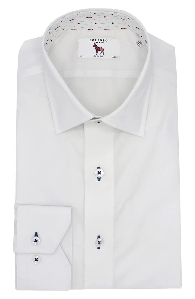 商品Lorenzo Uomo|Trim Fit Textured Stretch Dress Shirt,价格¥327,第1张图片