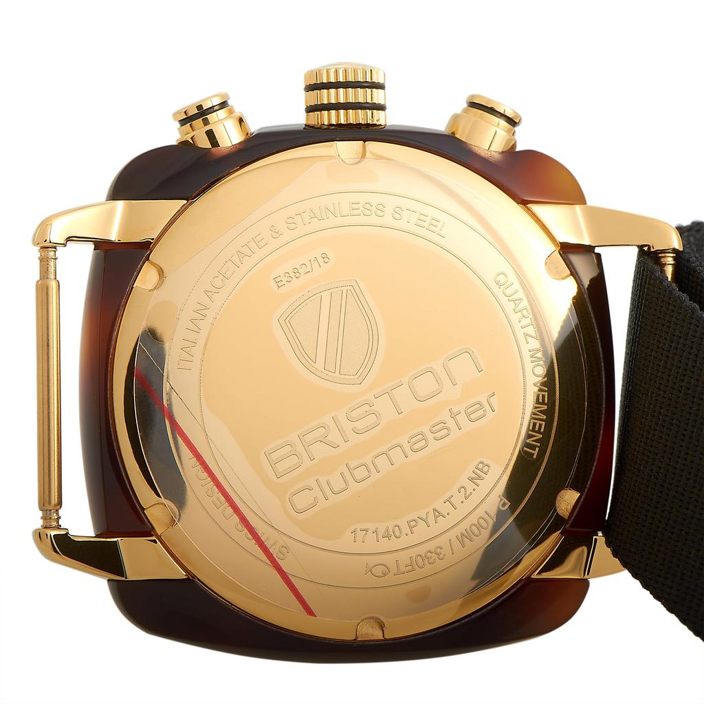 Briston Clubmaster Classic Acetate Gold White Dial Watch 17140.PYA.T.2.NB商品第2张图片规格展示