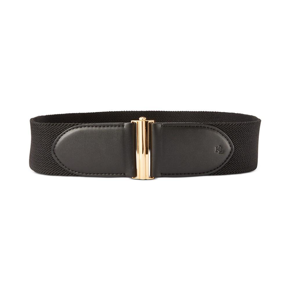商品Ralph Lauren|Wide Interlock Buckle Stretch Belt,价格¥451,第1张图片