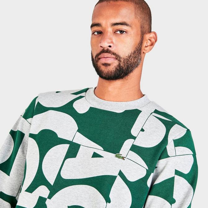 Men's Lacoste Heritage Graphic Print Crewneck Sweatshirt商品第5张图片规格展示