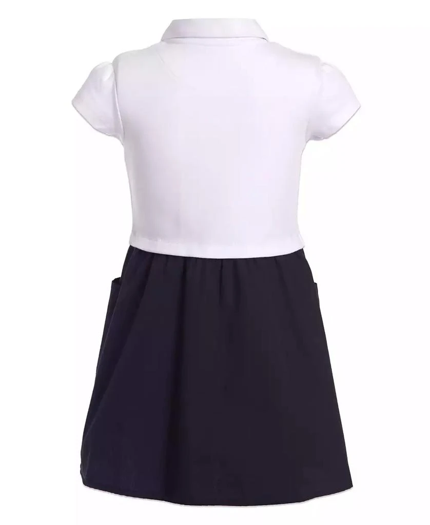 商品Nautica|Plus Girls Uniform 2 Tone Interlock Dress,价格¥211,第2张图片详细描述