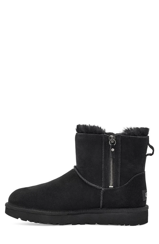 Classic Suede Mini Double Zip Genuine Shearling Boot �商品