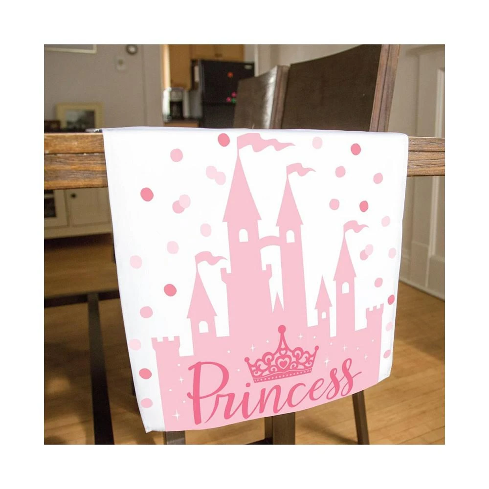 商品Big Dot of Happiness|Little Princess Crown - Pink Princess Baby Shower or Birthday Party Dining Table Decor - Cloth Table Runner - 13 x 70 in,价格¥201,第2张图片详细描述