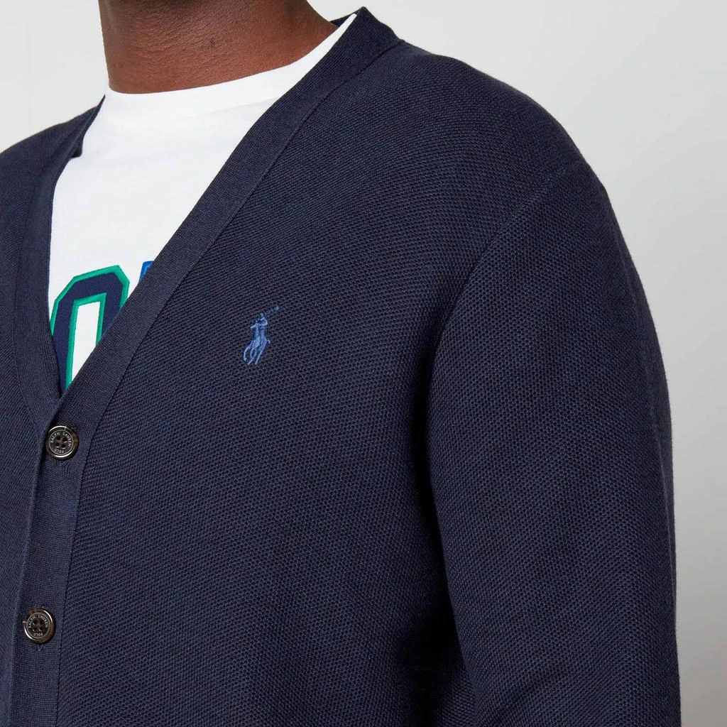 商品Ralph Lauren|Polo Ralph Lauren Logo-Embroidered Cotton Cardigan,价格¥857,第4张图片详细描述