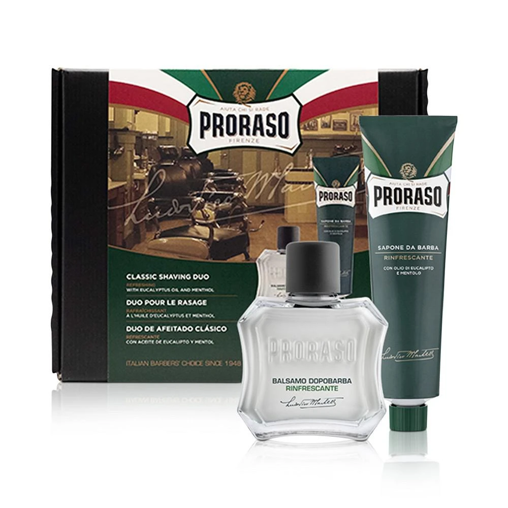 商品Proraso|2-Pc. Classic Shaving Cream & After Shave Balm Set - Refreshing Formula,价格¥165,第1张图片