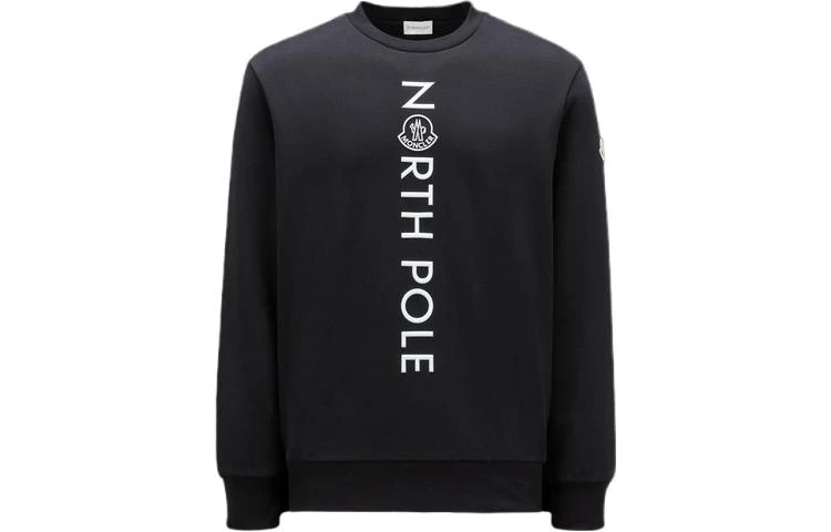 商品[国内直发] Moncler|盟可睐 品牌Logo字母印花圆领卫衣 男款 黑色,价格¥5306,第1张图片