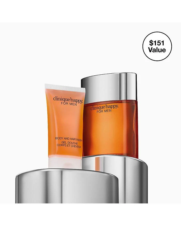 商品Clinique|Happy for Him Cologne & Body Wash Gift Set ($151 value),价格¥807,第3张图片详细描述