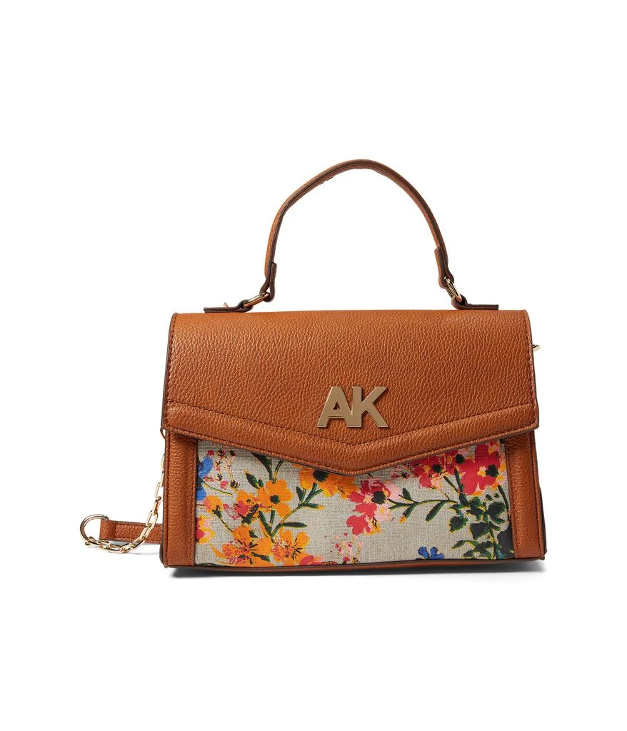 商品Anne Klein|Floral Top-Handle Satchel,价格¥207,第1张图片