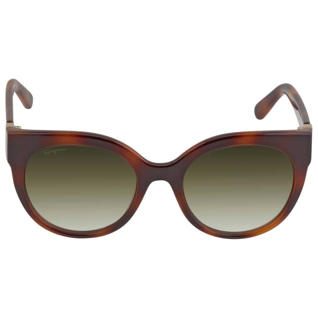 Salvatore Ferragamo Green Cat Eye Ladies Sunglasses SF1031S 214 53商品第2张图片规格展示