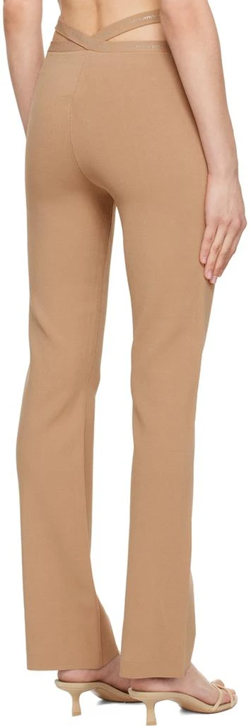 商品Alexander Wang|Tan Criss-Cross Leggings,价格¥876,第3张图片详细描述