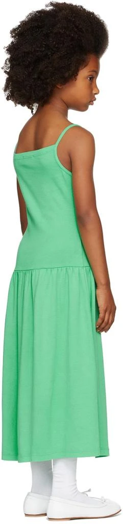 商品Gil Rodriguez|Kids Green LaPointe Dropwaist Midi Dress,价格¥219,第3张图片详细描述