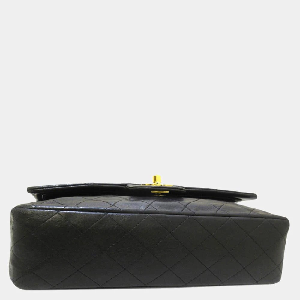 商品[二手商品] Chanel|Chanel Black Classic Medium Lambskin Double Flap Bag,价格¥22086,第4张图片详细描述