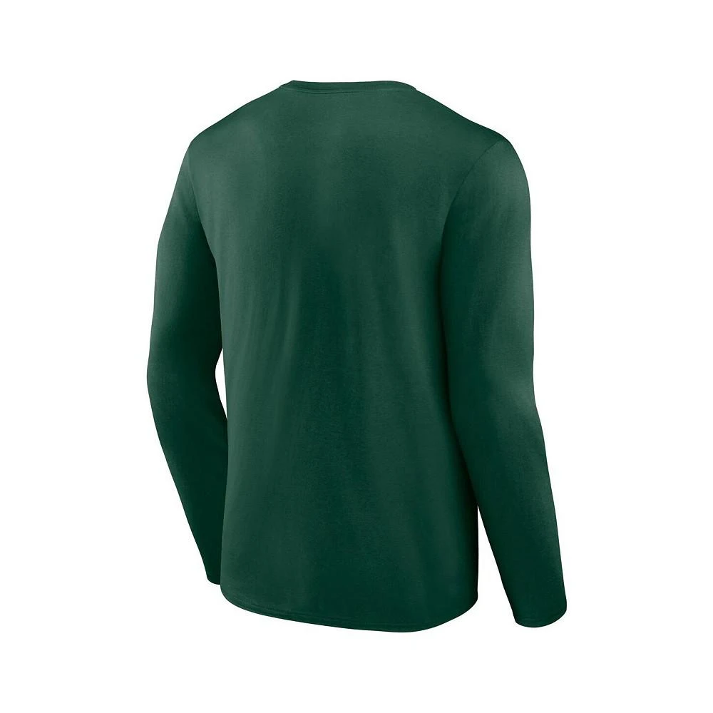 商品Fanatics|Men's Branded Green Minnesota Wild Authentic Pro Core Collection Secondary Long Sleeve T-Shirt,价格¥262,第2张图片详细描述