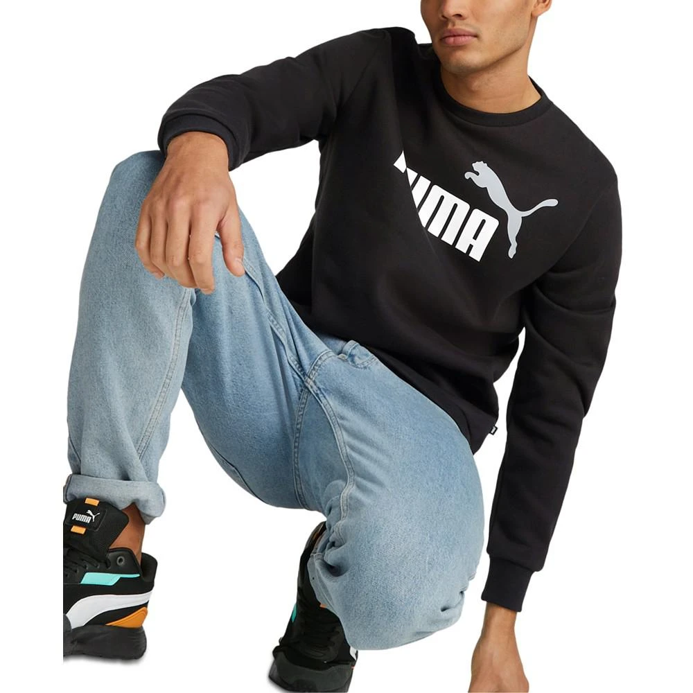 商品Puma|Men's ESS+ Big Logo Crewneck Sweatshirt,价格¥192,第3张图片详细描述
